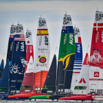 United States and Japan SailGP Team dominate on the first day in Italy
