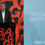 Sir Russell Coutts, CEO of SailGP at Australia SailGP team launch