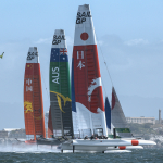 The spectacular F50's take to San Francisco Bay