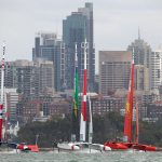 Final practise takes place on Sydney Harbour