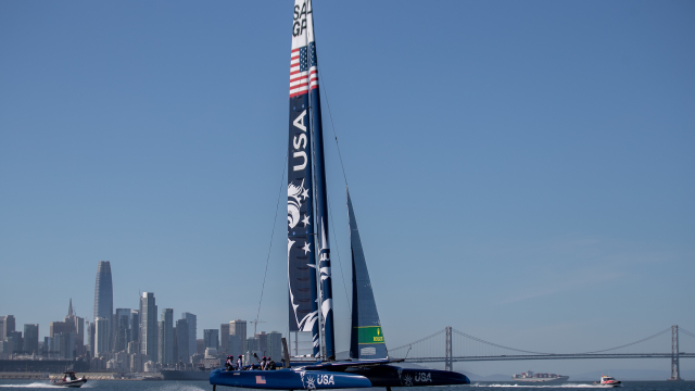 U.S. SailGP Team unveils all-new design featuring Lady Liberty on San Francisco Bay