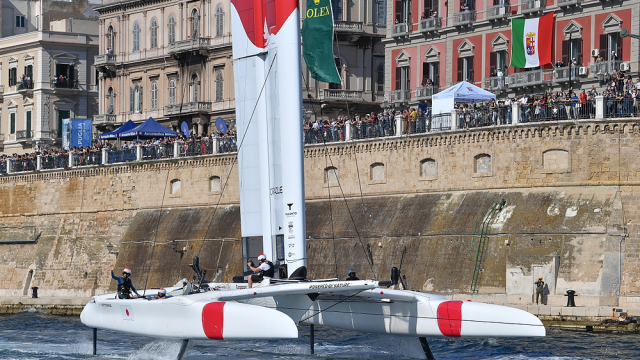 The city of Taranto turned out for SailGP