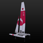 The Japan SailGP Team F50 boat