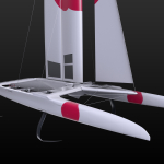 The Japan SailGP Team F50 boat