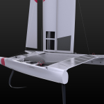 The Japan SailGP Team F50 boat