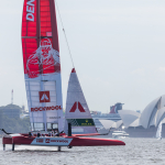 Denmark SailGP Team hits the waters of Sydney Harbour for the first time ahead the SailGP Season 2.