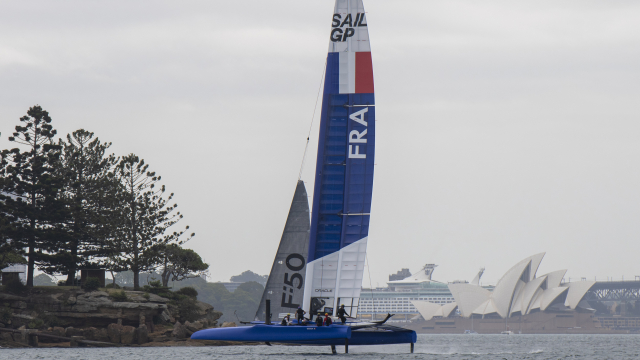 France SailGP Team's F50 Launches in Sydney