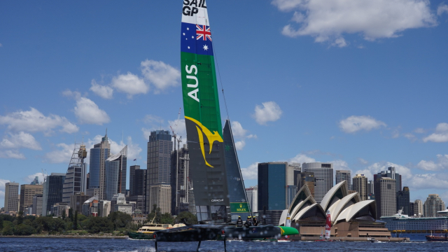 The Australia SailGP hits the waters of Sydney Harbour for the first time ahead the SailGP Season 2.