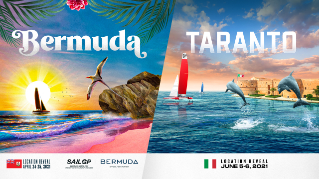 Bermuda and Taranto to host first two events of SailGP Season 2